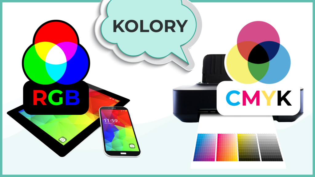Kolory na ekrany RGB i do druku CMYK